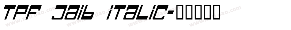 TPF Jaib Italic字体转换